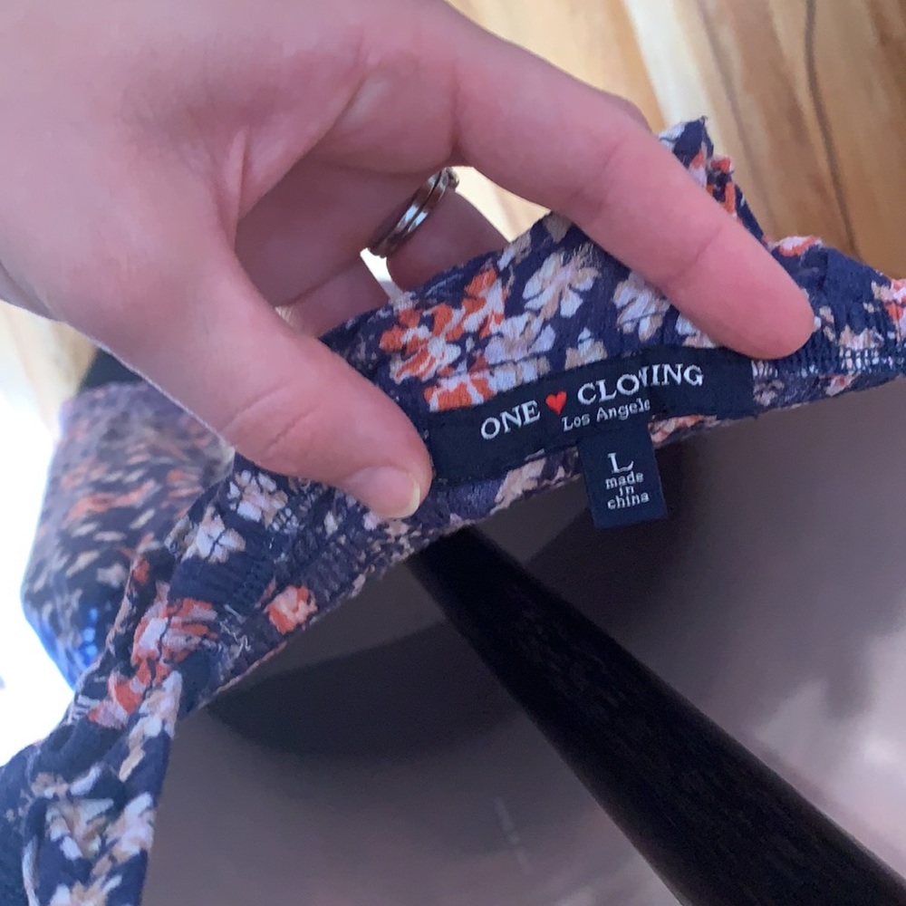 Blue Floral MIDI Dress - Picture 5 of 5
